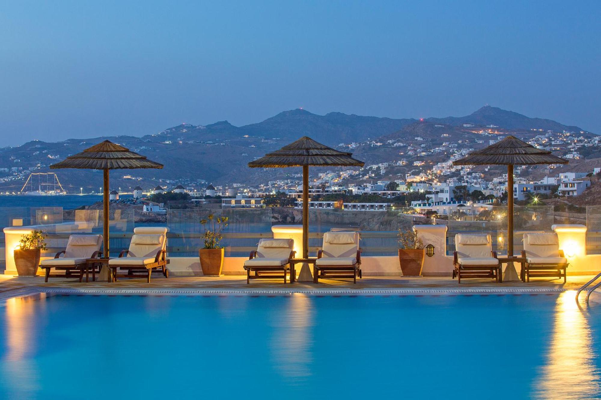 Grand Beach Hotel Mykonos Town Exterior photo