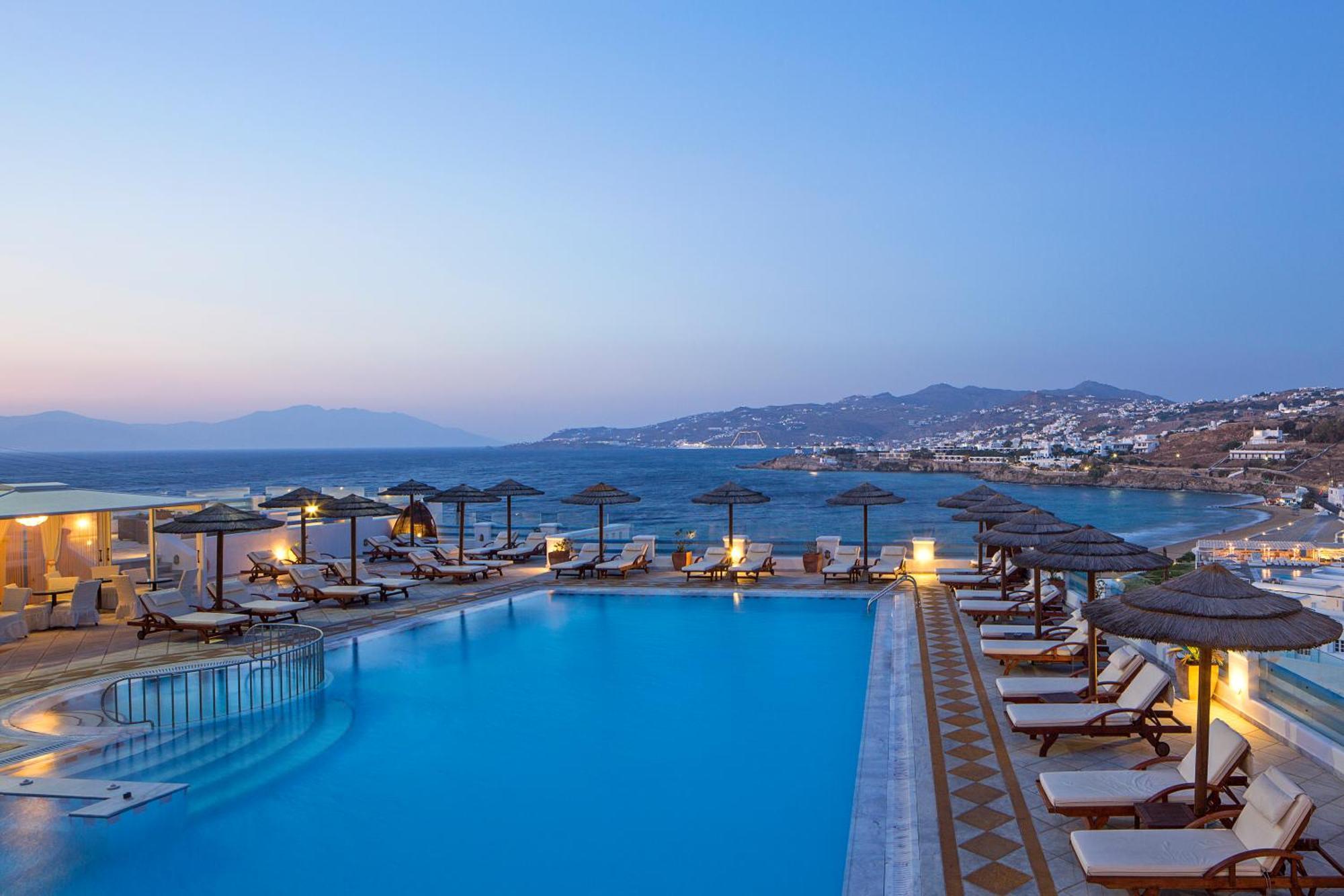 Grand Beach Hotel Mykonos Town Exterior photo