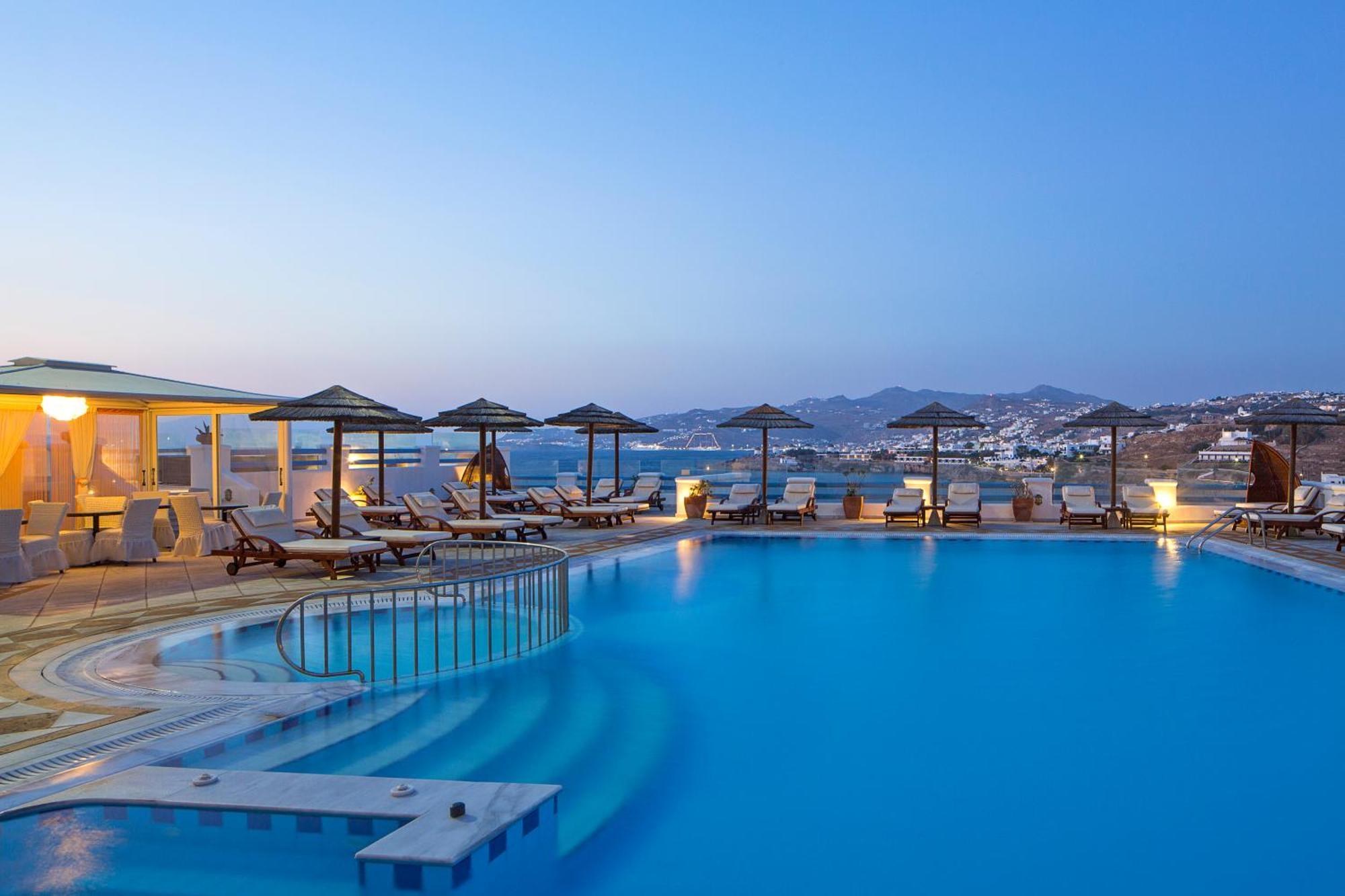 Grand Beach Hotel Mykonos Town Exterior photo